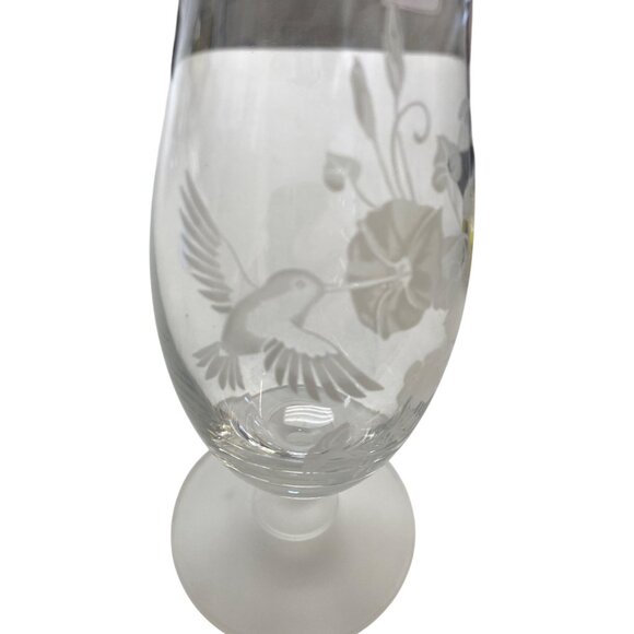 Avon Hummingbird Crystal Bud Vase - Picture 6 of 14